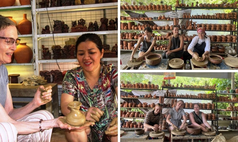 tự làm gốm ở Làng Gốm Thanh Hà (Thanh Ha Pottery Village - Hoi An)