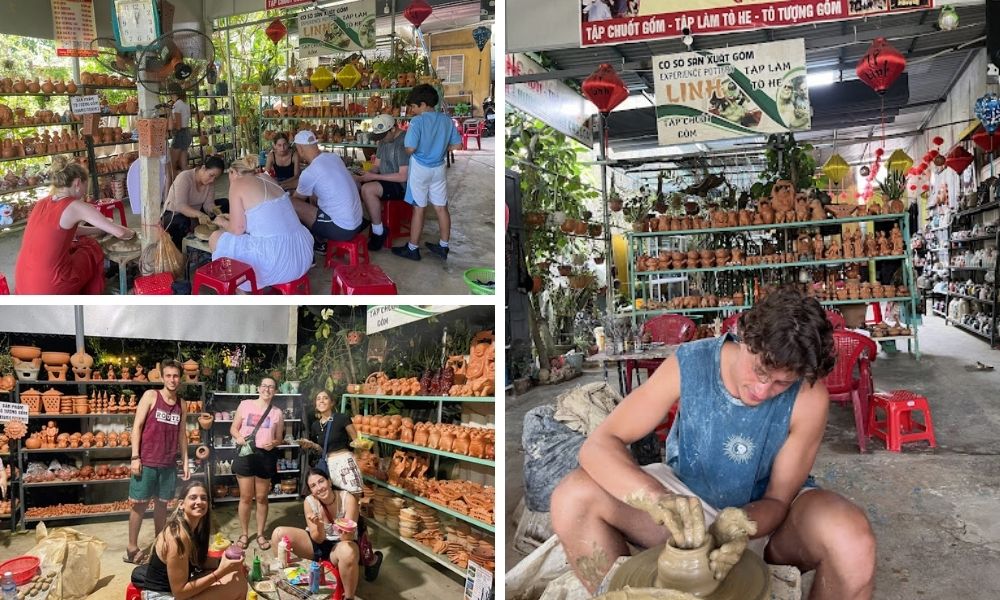 tự làm gốm ở Làng Gốm Thanh Hà (Thanh Ha Pottery Village - Hoi An)