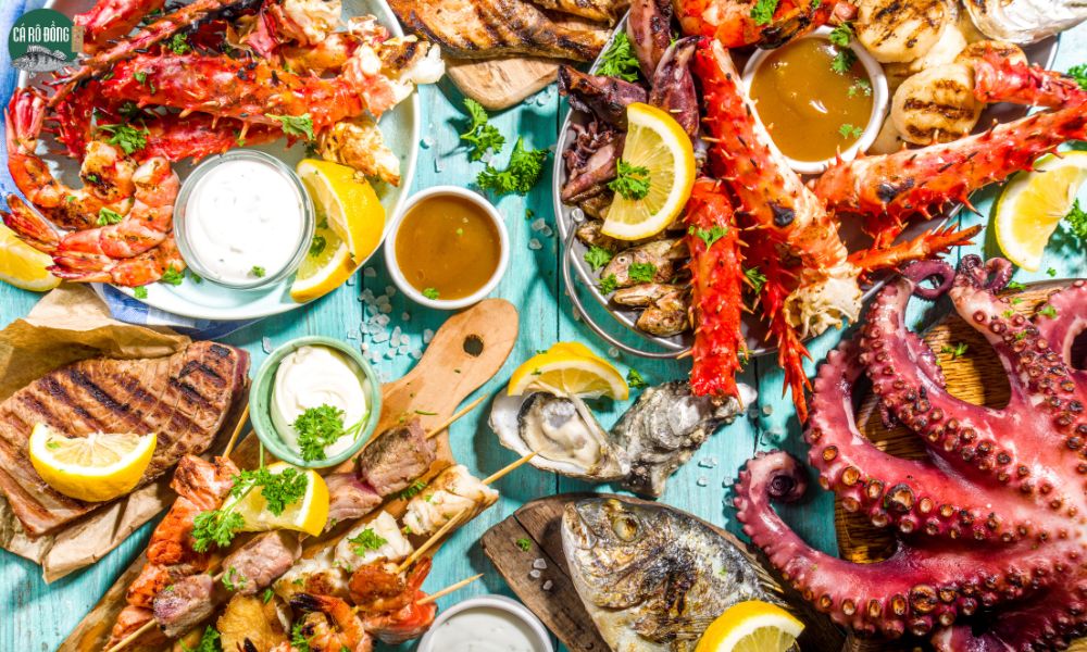 Một số món ngon hải sản Hội An (Some delicious Hoi An seafood dishes)