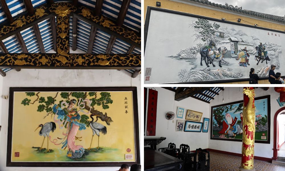 Trang trí ở Hội Quán Quảng Đông (Cantonese Assembly Hall)