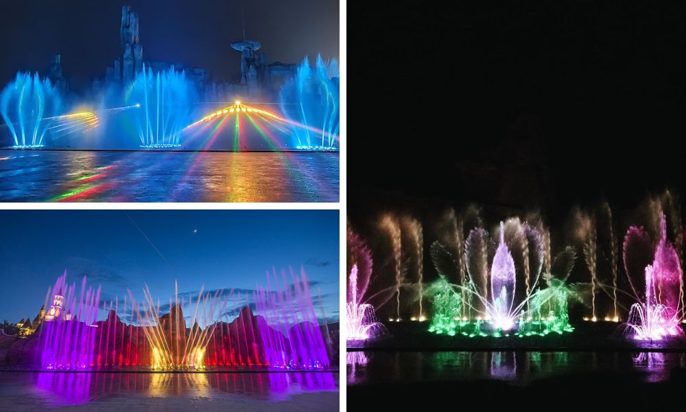 Biểu diễn nhạc nước ở Vinpearl Land Nam Hoi An