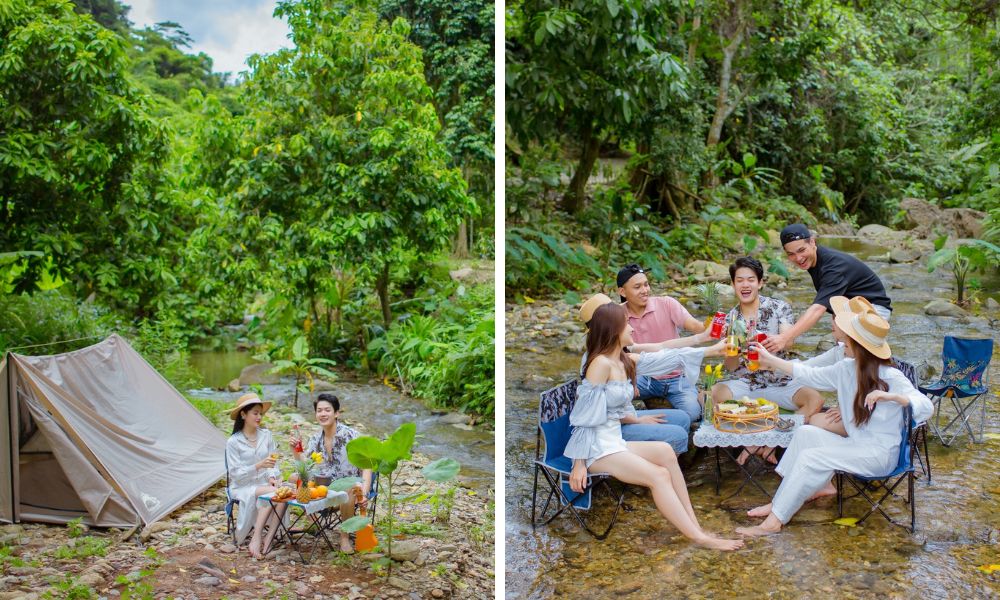Cắm trại ở khu du lịch sinh thái Cổng Trời Đông Giang (Camping at Dong Giang Heaven Gate eco-tourism area (Dong Giang Heaven Gate)
