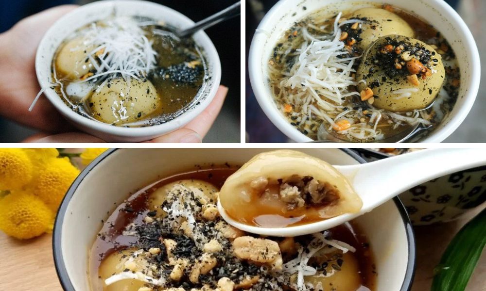 Chè trôi nước nhân thịt mặn Hội An (Sweet soup filled with salty meat in Hoi An)
