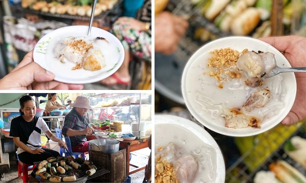 Chè chuối nướng Hội An (Hoi An grilled banana sweet soup)