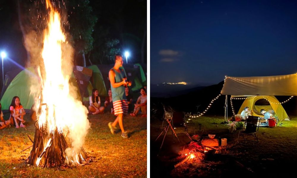 Cắm trại và nghỉ dưỡng qua đêm ở hồ Phú Ninh (Camping and resting overnight at Phu Ninh lake)