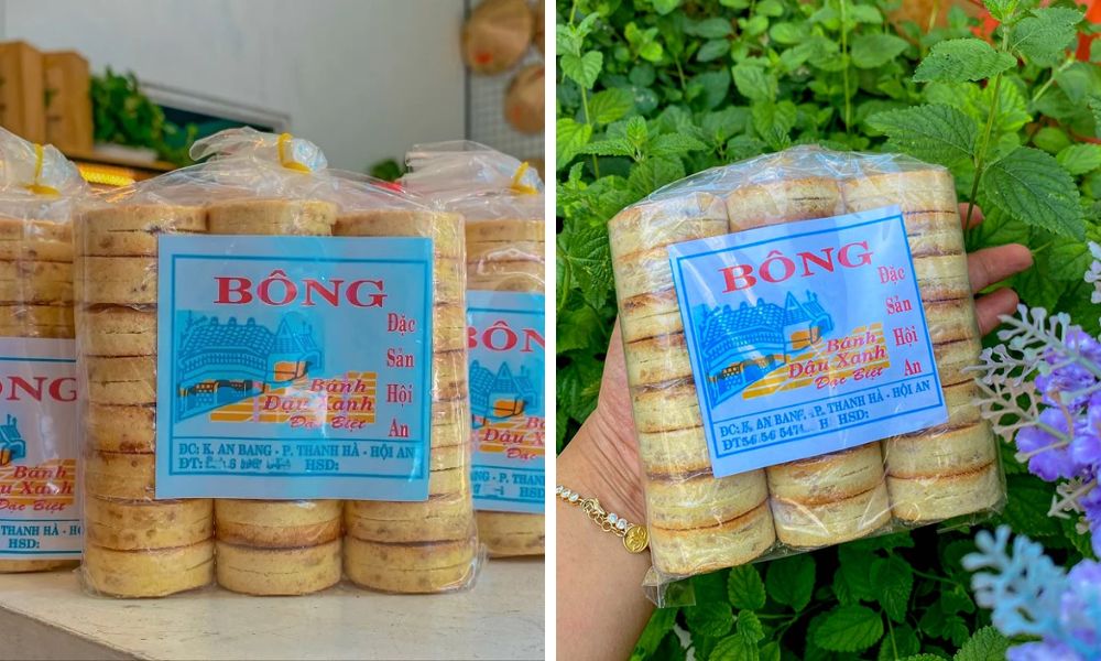 Bánh đậu xanh BÔNG - Bánh đậu xanh Hội An (Hoi An green bean cake)