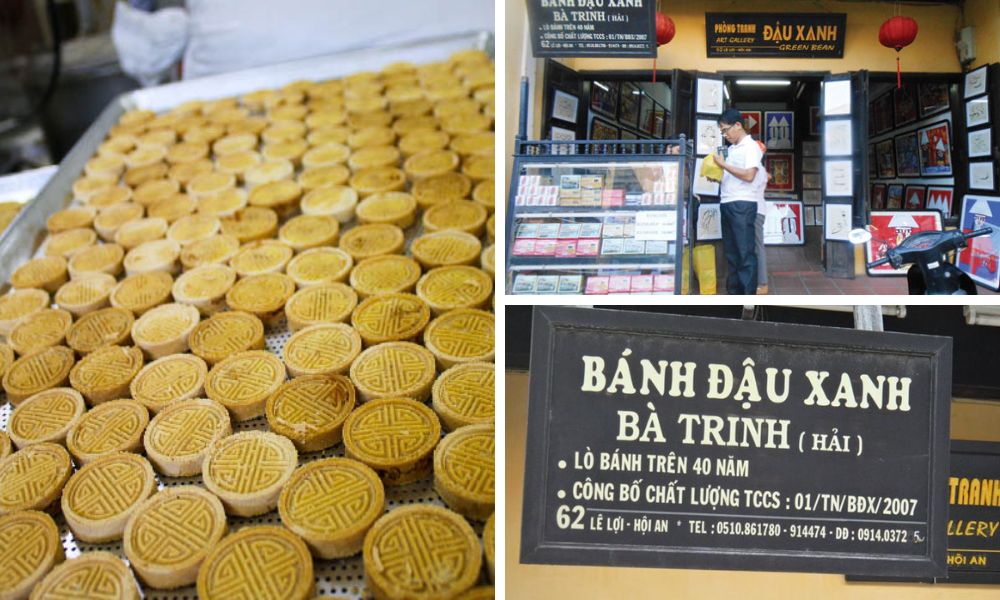 Lò Bánh Đậu Xanh Bà Trinh - Bánh đậu xanh Hội An (Hoi An green bean cake)