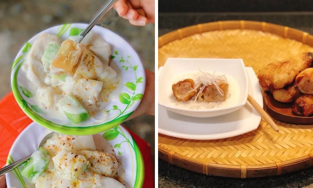 Chè chuối nướng Hội An (Hoi An grilled banana sweet soup)