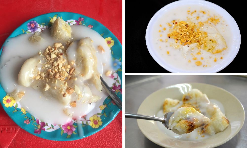 Chè chuối nướng Hội An (Hoi An grilled banana sweet soup)