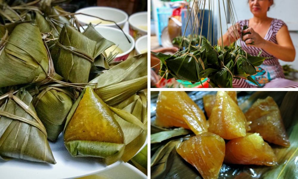 Bánh ú tro Hội An (alkaline rice dumpling)