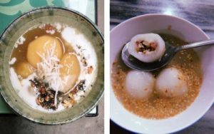 Chè trôi nước thịt heo Hội An (Hoi An Sweet soup with pork broth)